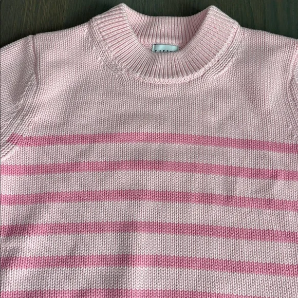 Tutto sweater 100% cotton pink lemonade combo never worn EUC - Picture 3 of 5